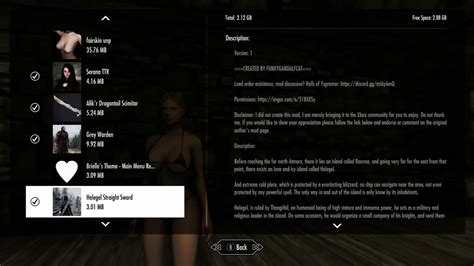 Skyrim nephilim body v8 - Nephilim Mod Custom Body Help - posted in Skyrim Mod Troubleshooting: im using the newest version of the Nephilim Mod and im trying to get the correct CBBE …